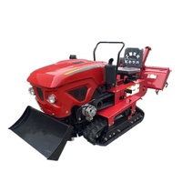 Tracteur miniature à chenilles pour rizières de 25 ch et 35 ch avec cultivateur