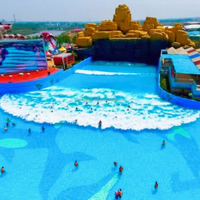 Vente chaude Équipement de parc aquatique d'amusement intérieur, piscine à vagues artificielles, machine à vagues de surf, fabriqué en acier de haute qualité