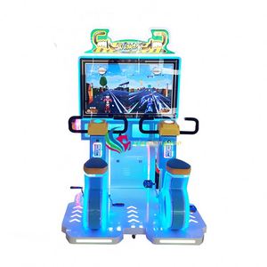 เครื่องเกมอาร์เคดจักรยานแข่งแบบอินเทอร์แอคทีฟธีมกีฬาสำหรับเด็ก รุ่น Little Knight รองรับผู้เล่น 1-2 คน ใช้ไฟ 110V/220V - Product Image 2