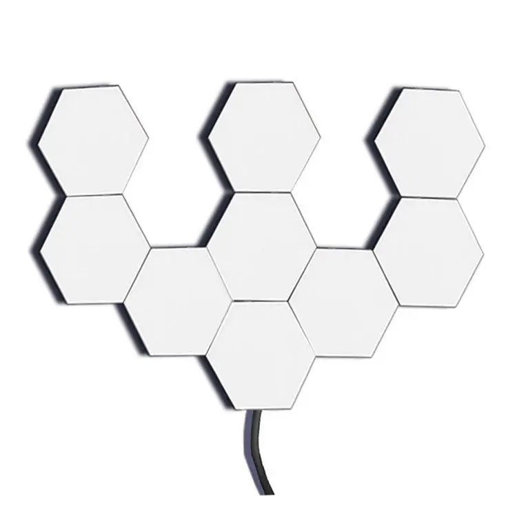 Hot Sale Quantum Light Magnetic Hexagons Creative LED Decoration Modular Touch Sensitive Lights Wall Led Night Light