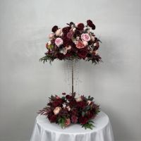 Boules de fleurs artificielles en gros pour mariage, arrangements de décoration de table de mariage, centres de table