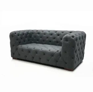 Toptan kanepe 123 kişilik-Kanepe oturma odası kanepe tam düğme tuftied 3 kişilik tasarım kanepe