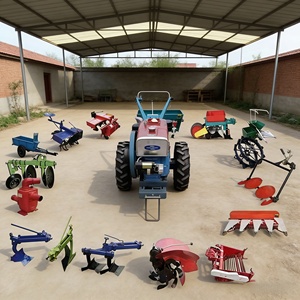Mini <span class=keywords><strong>tracteur</strong></span> diesel avec moteur de 8 CV et remorque à essieu unique pour le transport d'engrais dans les petits vergers - Product Image 1