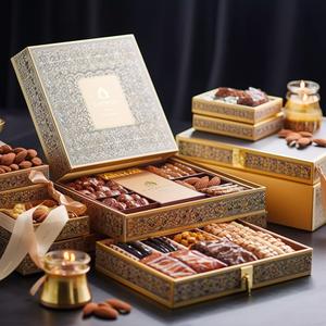 Bán Buôn Tùy Chỉnh In Sô Cô La Hạt Hộp Bao Bì Sang Trọng Bằng Gỗ Từ Hộp Quà Tặng Sô Cô La Hạt Hộp Với Chèn - Product Image 6