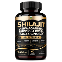 Offre Spéciale : Capsules de Shilajit Pur de l'Himalaya avec Ashwagandha et Panax Ginseng – Stimulant Énergétique – 60 Comprimés