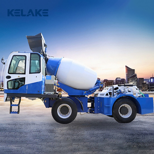 Camion malaxeur à béton KELAKE bleu, auto-alimenté, haute capacité de charge, rayon de braquage court - Product Image 1