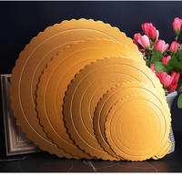 Bases Redondas para Pastel al por Mayor, Cartón con Papel, 8 Pulgadas, Tablas Redondas Gruesas y Resistentes, Plateadas, para Cumpleaños, Mousse, Fondant, Bandeja para Pastel