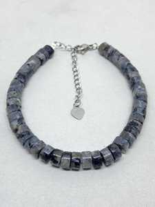 Larvikite <b>Bracelet</b> Natural Crystal Adjustable <b>Bracelet</b> For Wedding Anniversary Meditation Healing Yoga Birthstone And Gift - Product Image 4
