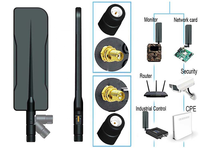 Antenne de routeur à gain élevé, pliable, LTE, externe, plate, 4G, 5G, en caoutchouc
