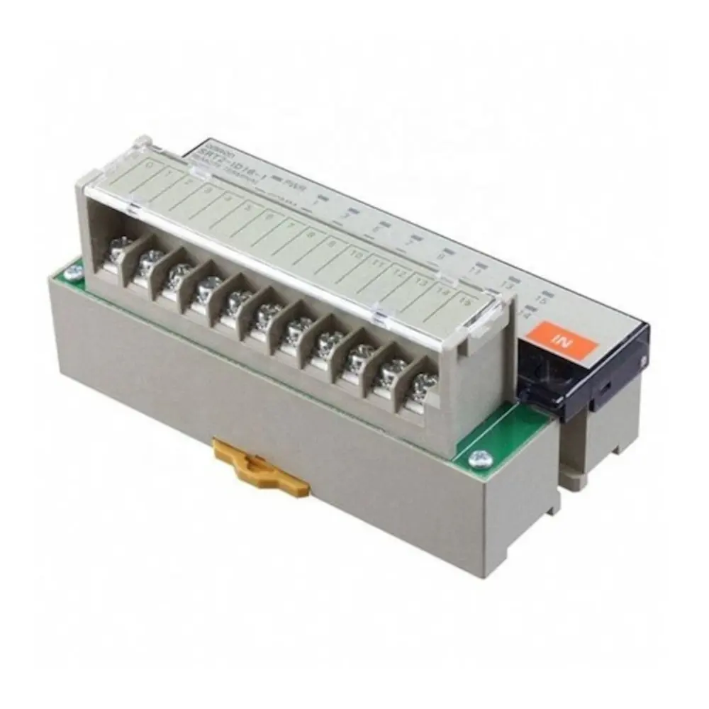 Novo Omron-Módulo de entrada digital PLC SRT2-ID16 com potência de 1 Amperage e tensão nominal de 24 Vdc