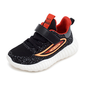 Chaussures unisexes pour enfants de 6 à 12 ans, printemps été, respirantes, en maille, chaussures de sport, tissage volant, légères, chaussures de course, boucle à crochets - Product Image 5