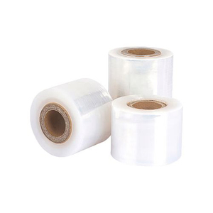 Petit rouleau d'enveloppe de film étirable PE transparent noir de taille personnalisée en gros pour l'épicerie et la promotion - Product Image 5