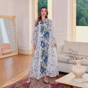 Stock Dubaï <span class=keywords><strong>Robe</strong></span> Abaya pour Femmes Confortable <span class=keywords><strong>Chic</strong></span> Imprimé <span class=keywords><strong>Robe</strong></span> à Paillettes <span class=keywords><strong>Grande</strong></span> <span class=keywords><strong>Taille</strong></span> <span class=keywords><strong>Pas</strong></span> <span class=keywords><strong>Cher</strong></span> Style Moyen-Orient Ensemble de Vêtements Arabes - Product Image 2