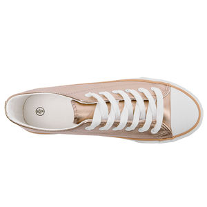 Vente <span class=keywords><strong>en</strong></span> gros de baskets pour femmes avec logo personnalisé chaussures de tennis basses <span class=keywords><strong>en</strong></span> <span class=keywords><strong>cuir</strong></span> blanc avec design de sport chaud pour l'hiver et le printemps - Product Image 4