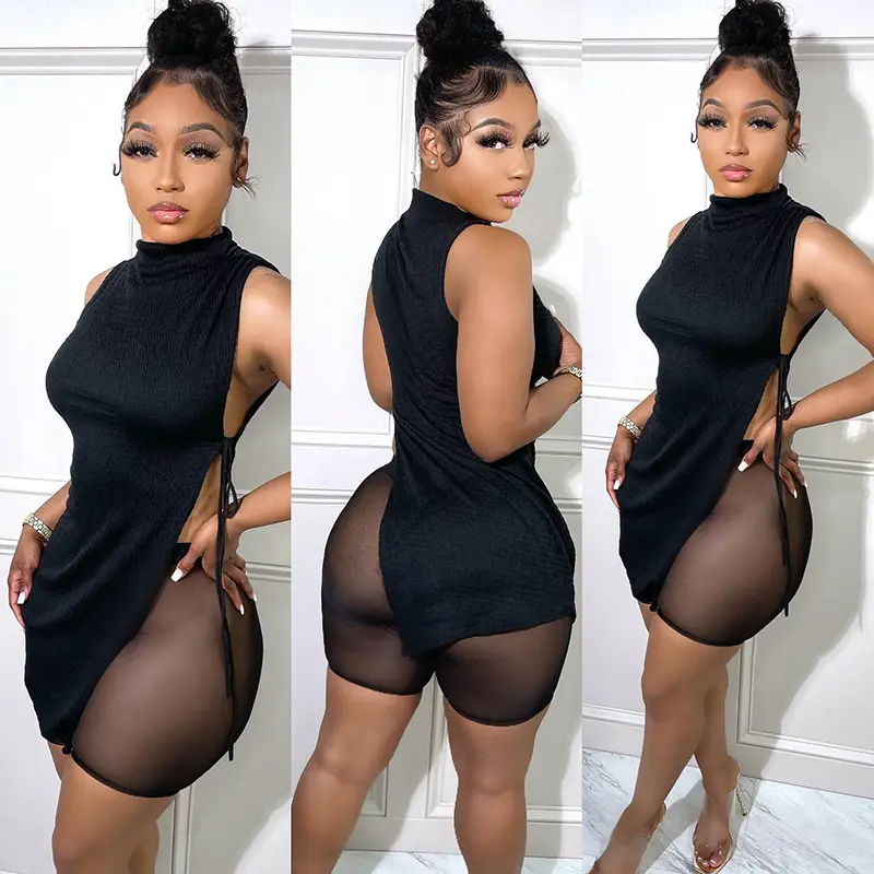 Sexy Solid Color Strapless Dresses 2022 Dresses New Arrivals Casual Black Women's Dresses