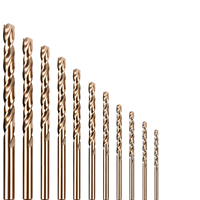 Foret hélicoïdal en cobalt M35 super dur HSS super dur pour le perçage de l'acier inoxydable et du fer