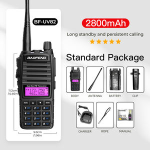 सुरक्षा रेडियो हैंडहेल्ड हैम रेडियो ट्रांसीवर 2800 माह यूह चीन में निर्मित - Product Image 5