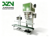 Máquina de Envasado de Gránulos Semiautomática de 10-50 KG, Controlada por PLC, Tipo Banda, Alta Productividad y Precisión