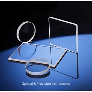 Op maat gemaakte ultradunne <span class=keywords><strong>3.3</strong></span>/4.0 CE-gecertificeerde gehard borosilicaatglaspanelen met gepolijste randen voor laboratoriumschermen. - Product Image 4