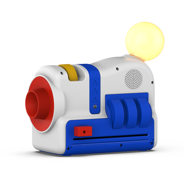 Kids Story Projector with 32 Stories White Noise Night Light Bedtime Story Player Story Telling Toy Modern Design
