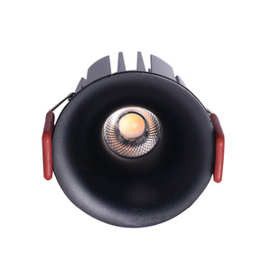 Plafonnier LED encastré incurvé noir sur mesure, certifié CE, 7W 9W 12W 15W 20W, Ra92, anti-éblouissement - Product Image 2