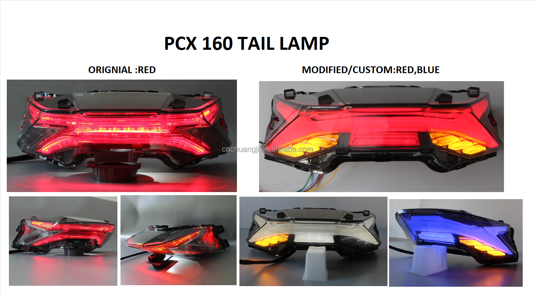 新型改良版 JPA LED リアブレーキストップライト PCX 125 160 2021