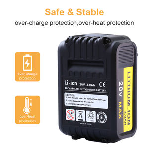 Pacco <span class=keywords><strong>Batteria</strong></span> di Ricambio <span class=keywords><strong>Ricaricabile</strong></span> agli Ioni di Litio DCB180 DCB200 DCB206 18V 20V 3Ah 4Ah 5Ah 6Ah <span class=keywords><strong>per</strong></span> <span class=keywords><strong>Trapano</strong></span> a <span class=keywords><strong>Batteria</strong></span> <span class=keywords><strong>per</strong></span> Utensili Elettrici - Product Image 4