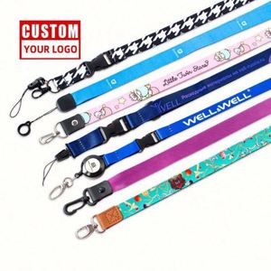 New Top Sale <b>Polyester</b> Neck <b>Lanyards</b> Custom Sublimation Logo Multi Color <b>Lanyards</b> Keychain - Product Image 2