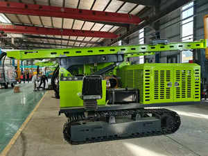 크롤러형 태양광 발전 크래시 배리어 파일 드라이버 태양 전지 패널 헬리컬 스크류 마이크로 파일 머신 파일 드라이버 - Product Image 2