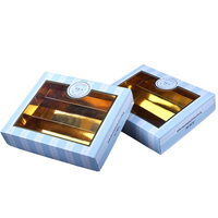 Mini boîte de chocolat à impression personnalisée de Dubaï avec fenêtre transparente et emballage de séparation Boîte de chocolat