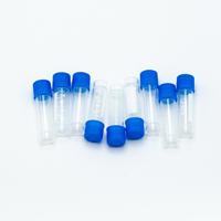Yaohua 1,5-5 ml Cryovial en plastique PP transparent avec pipette manuelle et couvercle à vis, emballage individuel OEM pour usage en laboratoire