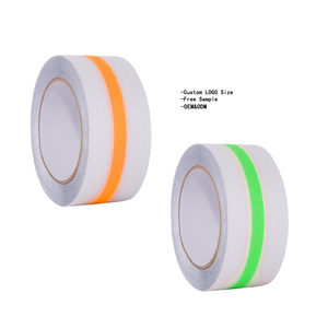 Échantillons gratuits, ruban adhésif antidérapant pour extérieur, sangle de traction <span class=keywords><strong>antidérapante</strong></span>, brille dans le noir, rayures vert foncé, luminescent, adapté aux escaliers - Product Image 5
