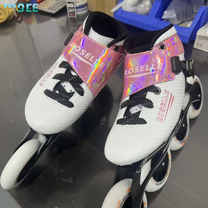 SeeMore Patins à <span class=keywords><strong>Roues</strong></span> Alignées Professionnels Adulte Homme <span class=keywords><strong>Femme</strong></span> Set Complet Fibre de Carbone Vitesse Patinage de Vitesse - Product Image 6