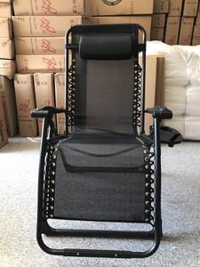 Chaise longue pliable à dossier rembourré en maille verte pour jardin, patio, bureau, chaise longue zéro gravité, tube en acier, <span class=keywords><strong>bain</strong></span> <span class=keywords><strong>de</strong></span> <span class=keywords><strong>soleil</strong></span> - Product Image 4