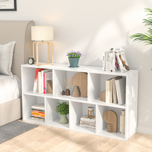 Hiện Đại Trắng MDF tủ sách lưu trữ đồ chơi tủ gỗ hiển thị tầng đứng cho văn phòng nhà phòng khách phòng ngủ trường khách sạn - Product Image 2