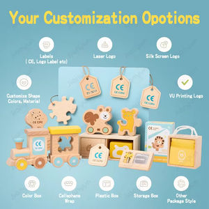 Dinosaurier form Sea Farm Animals Jumbo Chunky Knob Board Holz spielzeug Kinder Pegged Puzzles für Kleinkinder Preschoool Learning - Product Image 5