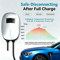 Borne de recharge murale pour VE 7 kW Type 2 Niveau 2 AC pour garage résidentiel, appartement, Asie du Sud-Est, 220 V monophasé