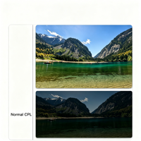 Filtre CPL, filtre polarisant CPL, objectif de caméra, filtre polarisant pour caméra, protecteur d'objectif de caméra, accessoires de photographie pour appareil photo