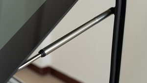 <span class=keywords><strong>Moustiquaire</strong></span> pare-soleil pour fenêtre de camping-car à suspension supérieure en acrylique à angle droit avec cadre en aluminium noir, vente directe usine Yongan - Product Image 4