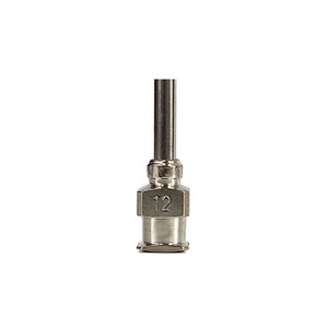 Jarum Dispensing 1 inci, Semua Logam, Ujung Tumpul Baja Anti Karat, Luer Lock, Ukuran 8, 10, 12, 14 Gauge - Product Image 6