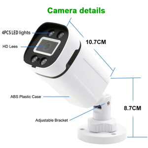 Caméra CCTV AHD couleur 1080P 5MP, résistante aux intempéries, vision nocturne infrarouge, caméra analogique - Product Image 4