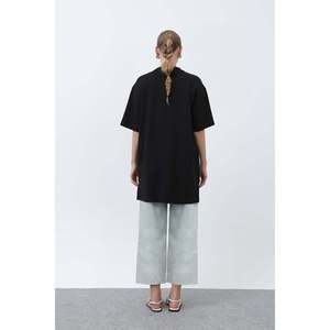 T-shirt long ample pour femme - 40009TSH - NOIR - Product Image 5