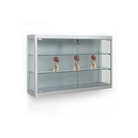 Vitrine murale personnalisée pour trophées, en verre argenté, pour bar et maison