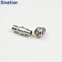 Conector de Aviador Chapado en Oro de Alta Densidad Serie F Sinztion para Equipos de Imagenología Médica y Dispositivos de Monitoreo de Pacientes