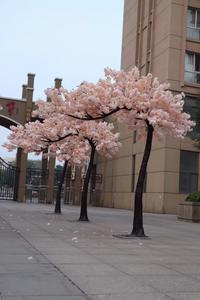 Décor de mariage de haute qualité 5m arbre de fleurs de cerisier artificiel en fibre de verre vente chaude arbre de mariage en feuille de soie - Product Image 6