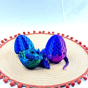 Huevo de Dragón Impreso en 3D, Dragones Articulados Giratorios, Juguetes, Adorno Artesanal para Escritorio, Regalos para Niños, Decoración para Mesa de Oficina y Hogar - Product Image 4