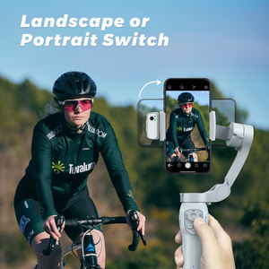 OEM katlanabilir el Gimbal sabitleyici akıllı çekim Selfie sopa <span class=keywords><strong>3</strong></span>- Phone Gimbal sabitleyici ile telefon için LED ışık - Product Image 4
