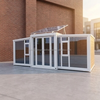 Casa Contenedor Modular Prefabricada de Lujo, Expandible, de 3 a 6 Dormitorios, 10 pies x 40 pies x 20 pies, Lista para Usar como Edificio de Oficinas