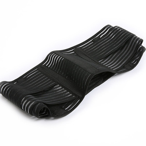 Ceinture de soutien lombaire élastique en soie de poisson, noire, réglable, enveloppante, pour adultes, protection lombaire - Product Image 5