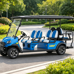 Voiturette de golf surélevée 6 places, lithium, tout-terrain, chasse, utilitaire, buggy personnalisé 6 places 48V, voiturettes de golf de club - Product Image 1